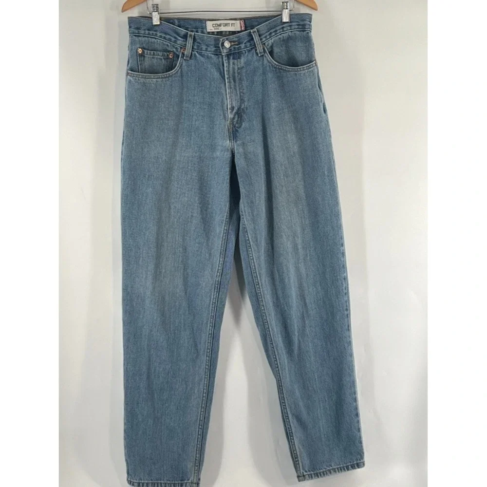Vtg Levis 560 Comfort Fit Jeans *FITS 34x33 Blue Baggy Tapered Loose Y2K 2005